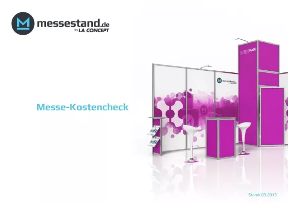 Bild: Mieten oder Kaufen – die Frage nach dem richtigen Messestand