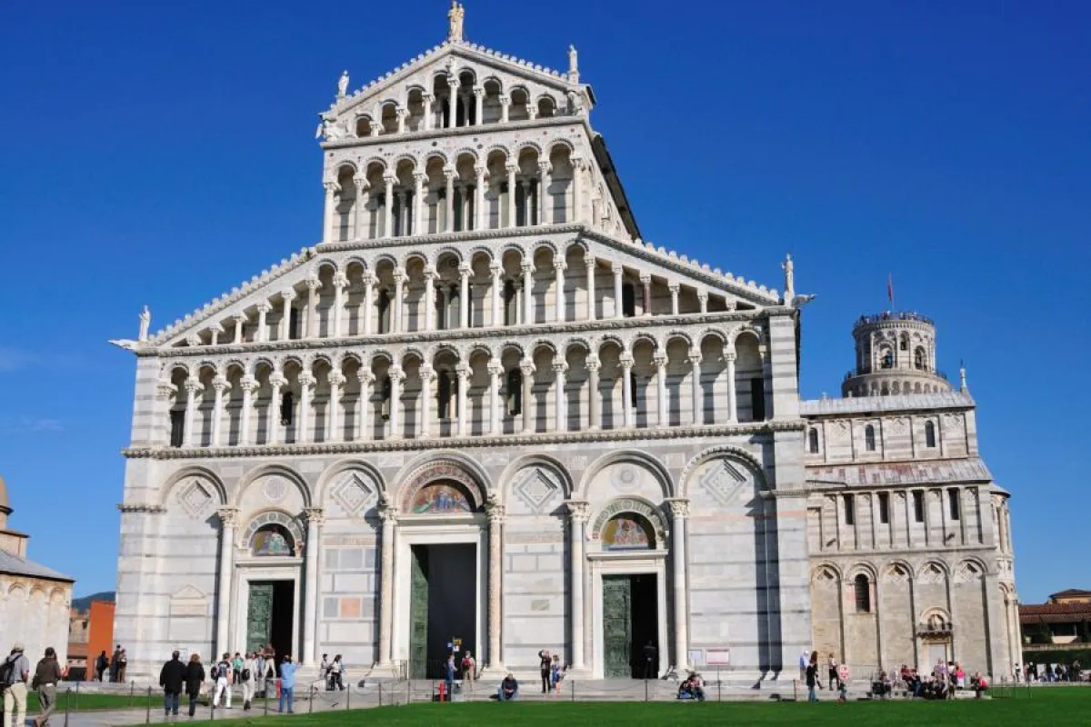 Foto: Pisa, Piazza dei Miracoli, Quelle: Fotothek ENIT (immer anzugeben)