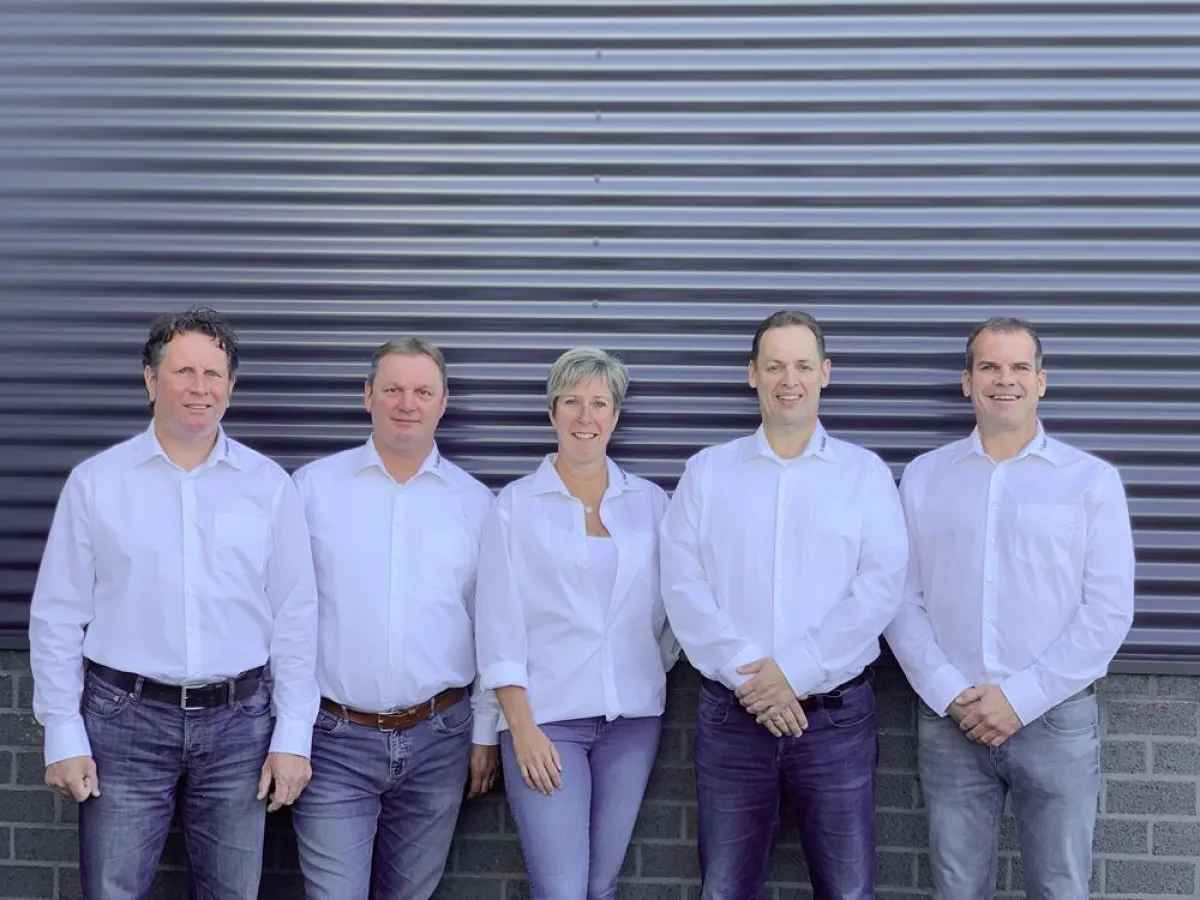 Zehn Jahre nach Gründung arbeiten bei der der TORWEGGE Wielen B.V. fünf Personen. (FOTO: TORWEGGE)