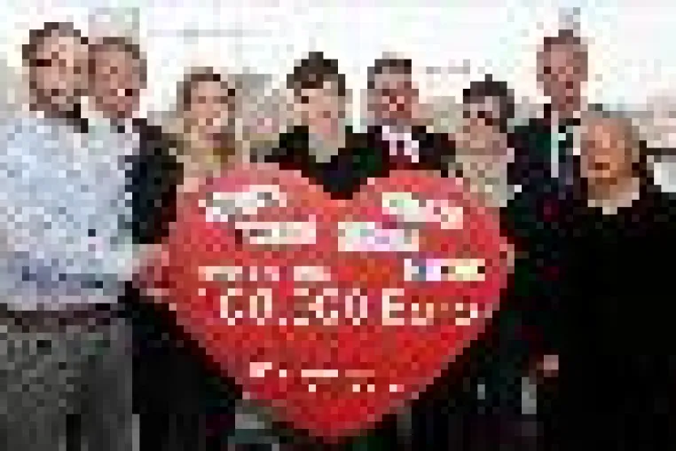 Bild: Unsere Kunden haben gespart und Herz gezeigt