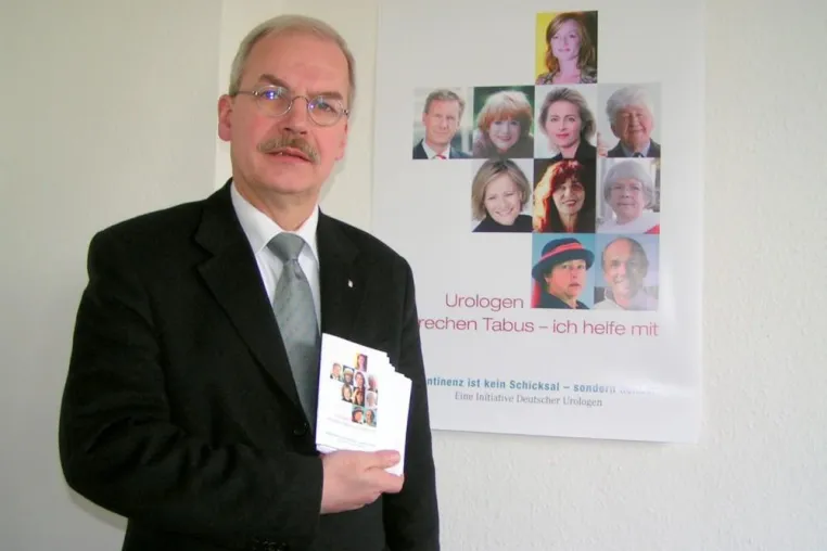 Volkskrankheit Inkontinenz - Prominente und Urologen setzen gemeinsam auf Aufklärung Bild: Volkskrankheit Inkontinenz - Prominente und Urologen setzen gemeinsam auf Aufklärung