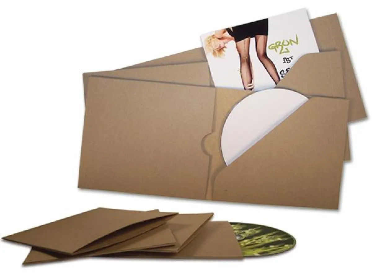CD-Verpackungen aus Altpapier