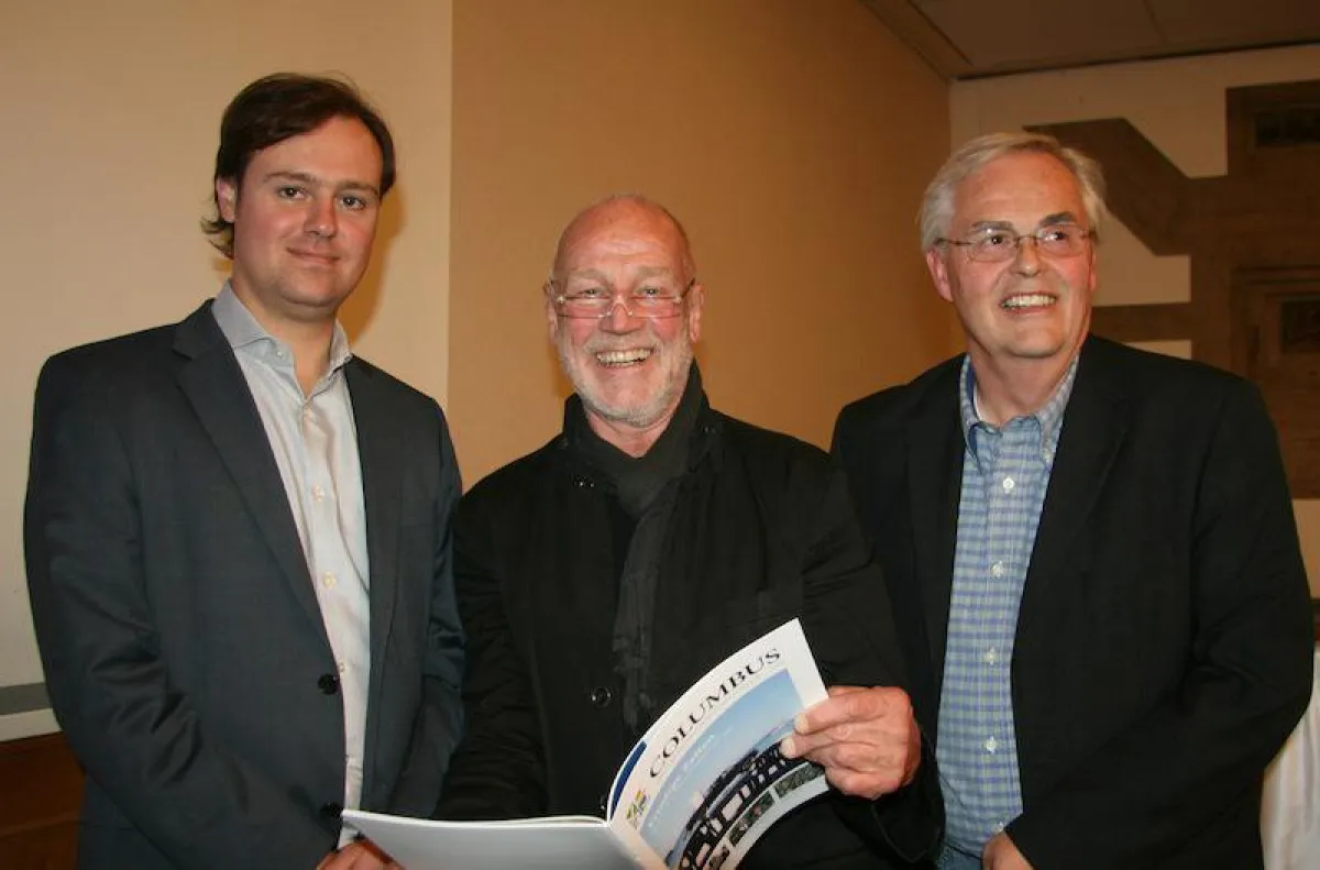 Christian Leetz, GF.; Klaus A. Dietsch, 1. VS.; Rüdiger Edelmann, Schatzmeister (von links)