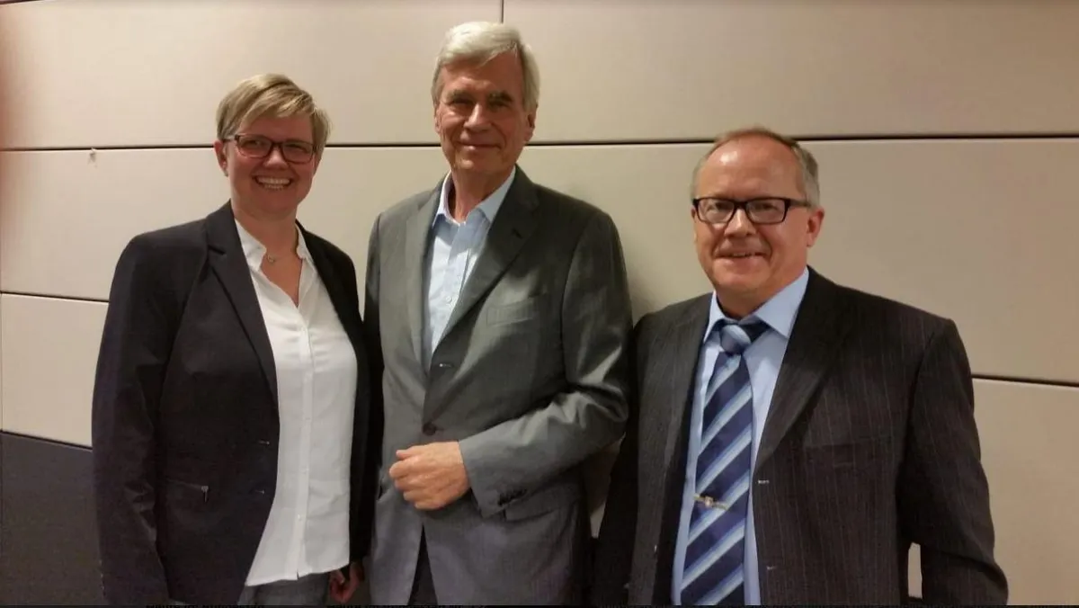 Ramona Sump, Prof. Michael Otto und Maik Findeisen