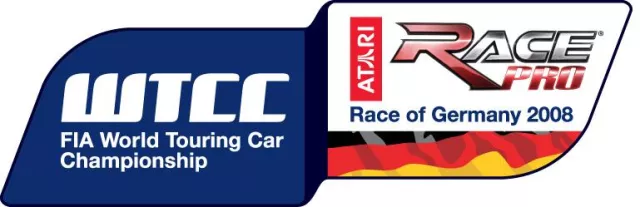 Bild: Games treffen auf die Realität - Atari ist exklusiver Sponsor der FIA WTCC-Tourenwagen WM in Oschersleben