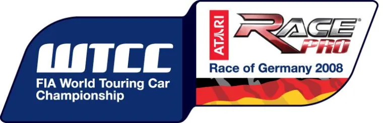 Bild: Games treffen auf die Realität - Atari ist exklusiver Sponsor der FIA WTCC-Tourenwagen WM in Oschersleben