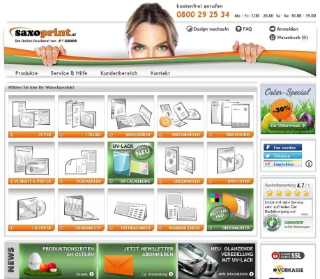 Online-Druckportale in Europa erhalten einheitlichen Namen „Saxoprint“ Bild: Online-Druckportale in Europa erhalten einheitlichen Namen „Saxoprint“