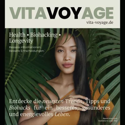 Bild: Das neue Online-Portal VITAVOYAGE – Health, Biohacking & Longevity kompakt