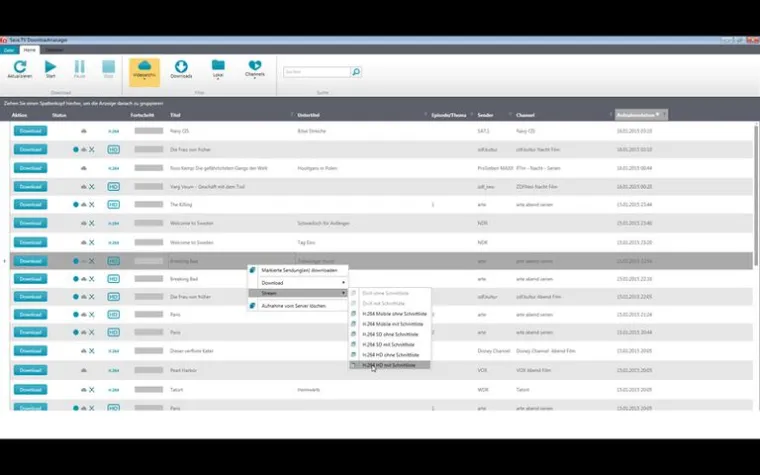 Bild: Neuer VOD-Client für Windows mit Anbindung an persönliche TV-Cloud