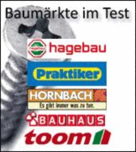 Baumarkt Test mit Gütesiegel von heimwerker.de Bild: Baumarkt Test mit Gütesiegel von heimwerker.de