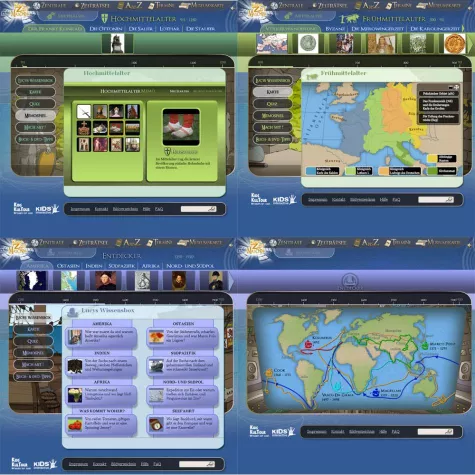 Bild: Mit der Kinderzeitmaschine jetzt auch ins Mittelalter und zu den Entdeckern