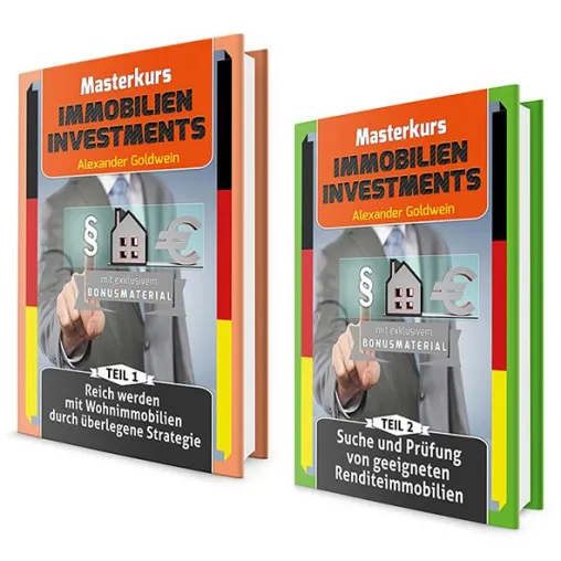 Bild: Masterkurs Immobilieninvestments von Fachbuchautor Alexander Goldwein