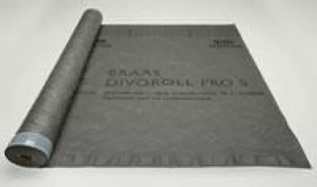 Braas DIVOROLL PRO S – Unterdeckbahn MIT INTEGRIERTEM KLEBESTREIFEN Bild: Braas DIVOROLL PRO S – Unterdeckbahn MIT INTEGRIERTEM KLEBESTREIFEN