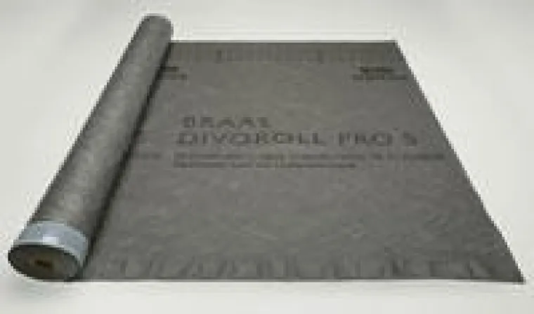 Bild: Braas DIVOROLL PRO S – Unterdeckbahn MIT INTEGRIERTEM KLEBESTREIFEN