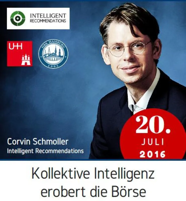 Corvin Schmoller von Intelligent Recommendations GmbH, am 20 Juli zu Gast bei HBK