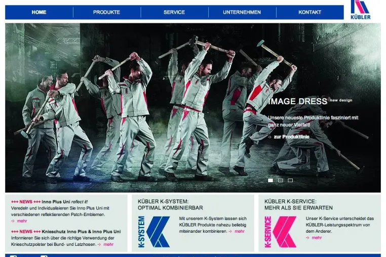 Bild: Kübler stellt neue Website vor