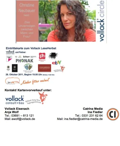 Bild: CHRISTINE NEUBAUER – Poesie mit Event-Charakter