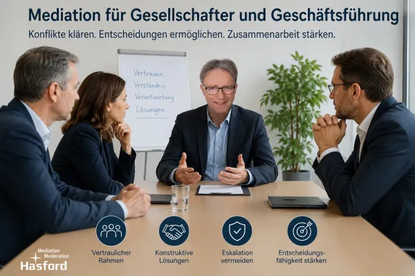 Bild: Wenn Zusammenarbeit dünnhäutig wird: Mediation und Konfliktmoderation für Unternehmen