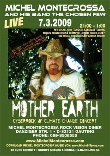 Bild: Michel Montecrossa's 'Mother Earth' Themenkonzert für die Erde ist nächstes Highlight seiner Klimawandel-Tour