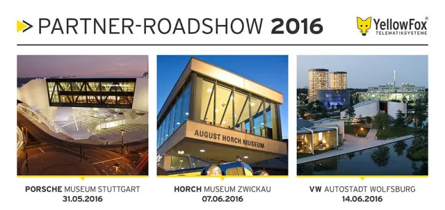 Bild: YellowFox Partner-Roadshow 2016: Telematik als Geschäftsfeld entdecken