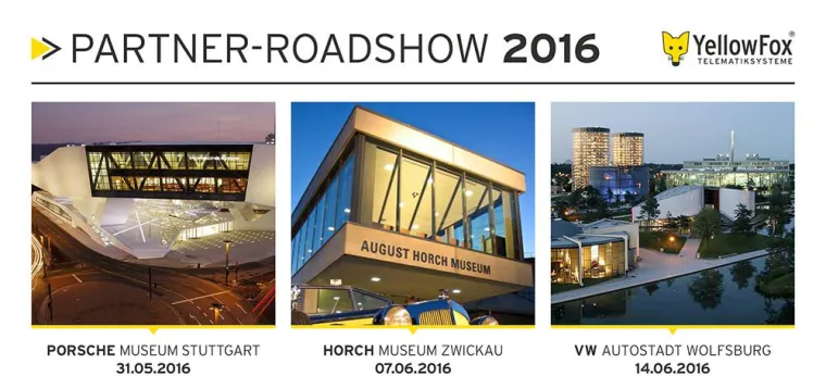 Bild: YellowFox Partner-Roadshow 2016: Telematik als Geschäftsfeld entdecken