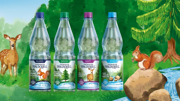 Thüringer Waldquell Mineralwasser wird zum Sammlerstück Bild: Thüringer Waldquell Mineralwasser wird zum Sammlerstück