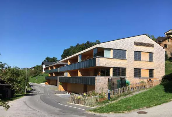 Vorarlbergs erste Passivhaus Plus-Häuser stammen von Morscher Bild: Vorarlbergs erste Passivhaus Plus-Häuser stammen von Morscher