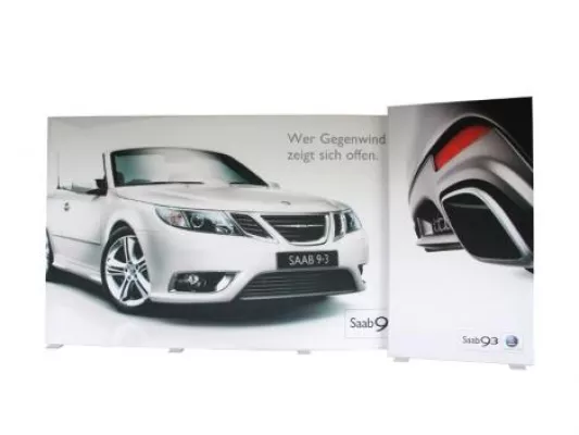 Bild: Textile Spannrahmen – Maßanfertigung für jede Werbebotschaft