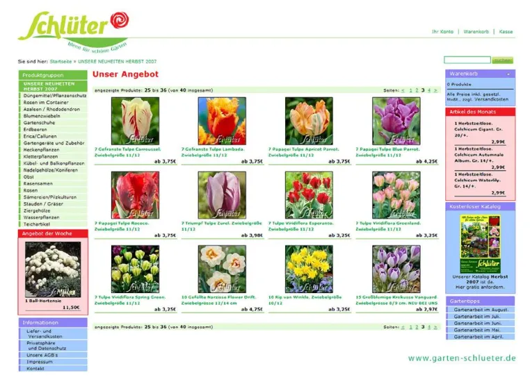 Bild: Neuer Webshop unter garten-schlueter.de: Alles für den schönen Garten
