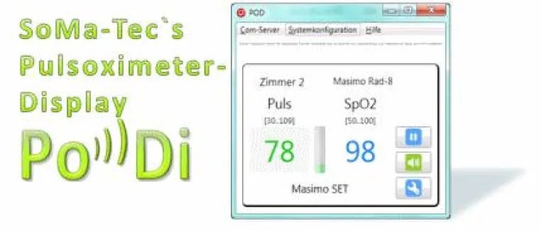 Bild: Ambulantes Patientenmonitoring nach Sedierung: SoMa-Tec präsentiert die Produktneuheit Po-Di dem Fachpublikum