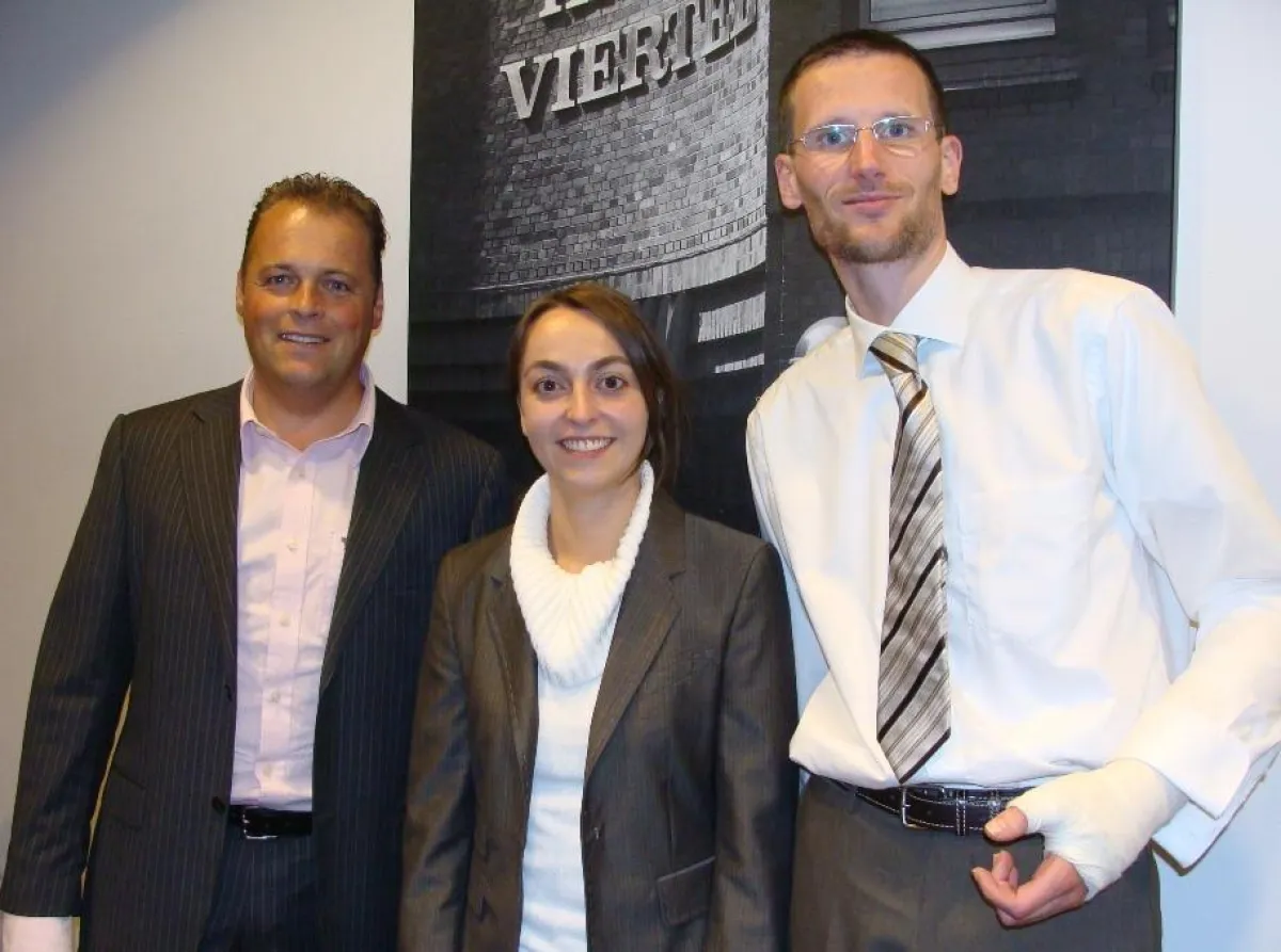 v. l. n. r.: Rene Hermes (CoreMedia), Anja Weitemeyer (eResult) und Hans-Joachim Gras (New Communication)