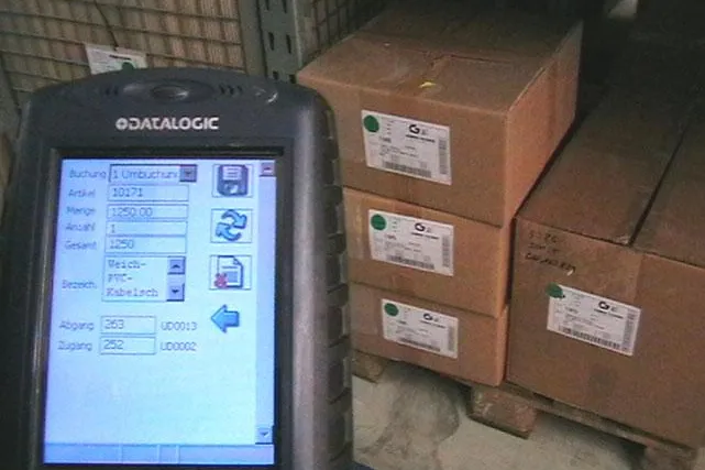 Lagerplatzverwaltung auf Scanner-Basis spart Lagerkapazitäten und Geld Bild: Lagerplatzverwaltung auf Scanner-Basis spart Lagerkapazitäten und Geld