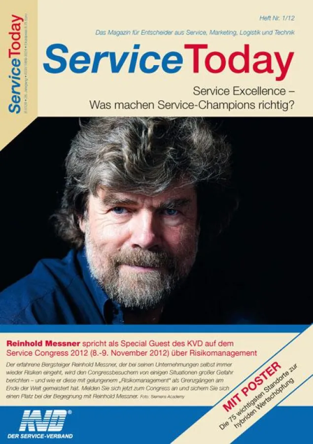 Titel der Service Today, Ausgabe 1/2012