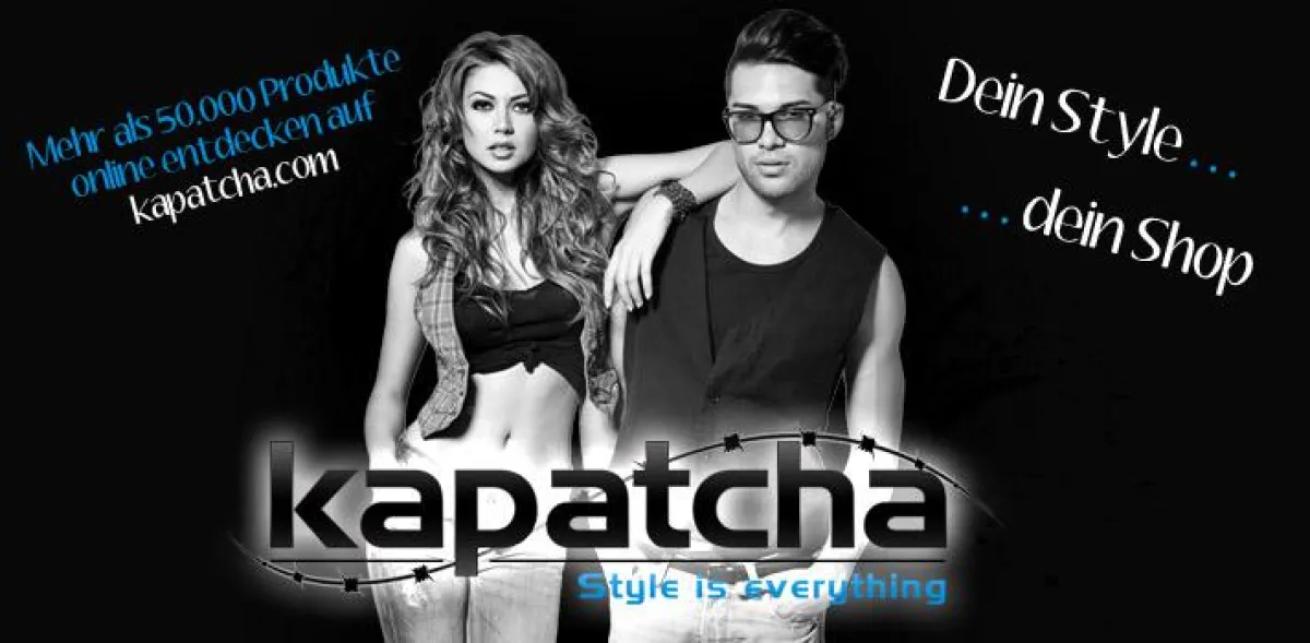 kapatcha.com - Streetwear für 10 ?- 50 ? Mon. - Fr. Neue Angebote jeden Tag