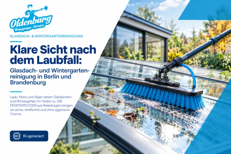 Bild: Klare Sicht nach dem Laubfall: Glasdach- und Wintergartenreinigung in Berlin und Brandenburg