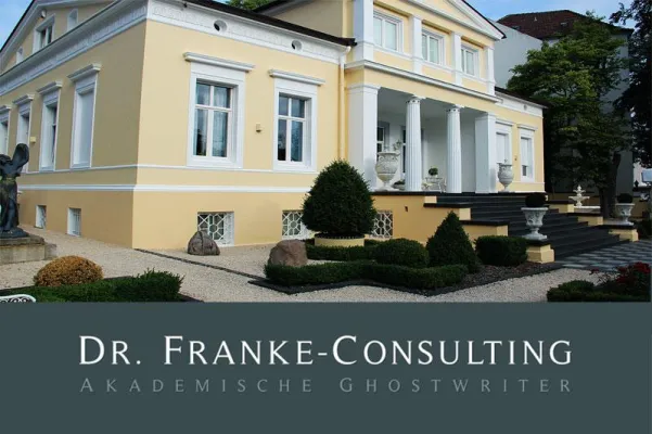 Dr. Franke-Consulting setzt Akademiker zur wissenschaftlichen Unterstützung ein Bild: Dr. Franke-Consulting setzt Akademiker zur wissenschaftlichen Unterstützung ein