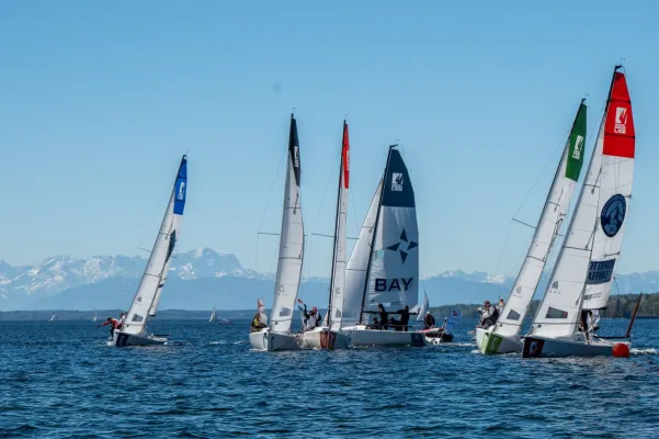 Bild: Deutsche Segel-Bundesliga Norddeutscher Regatta Verein gewinnt 2. Spieltag in Starnberg 