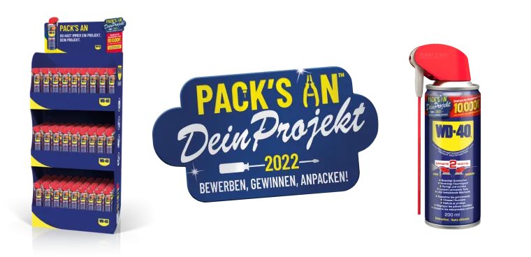 WD-40® Company Limited geht mit „PACK’S AN – Dein Projekt 2022“ Kampagne an den Start Bild: WD-40® Company Limited geht mit „PACK’S AN – Dein Projekt 2022“ Kampagne an den Start