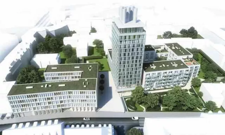 Bild: Stabübergabe im Münchner Immobilienprojekt The Seven