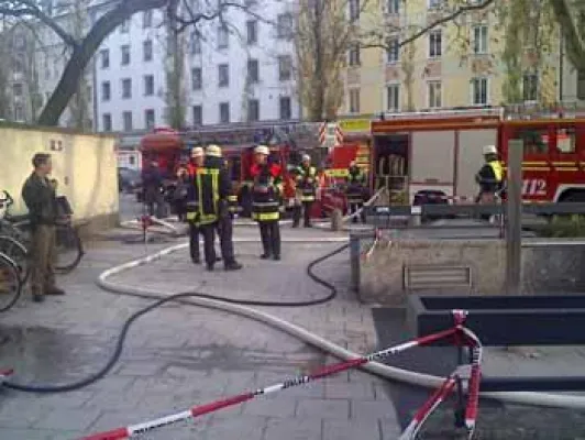 Brand in U-Bahnuntergeschoss Bild: Brand in U-Bahnuntergeschoss