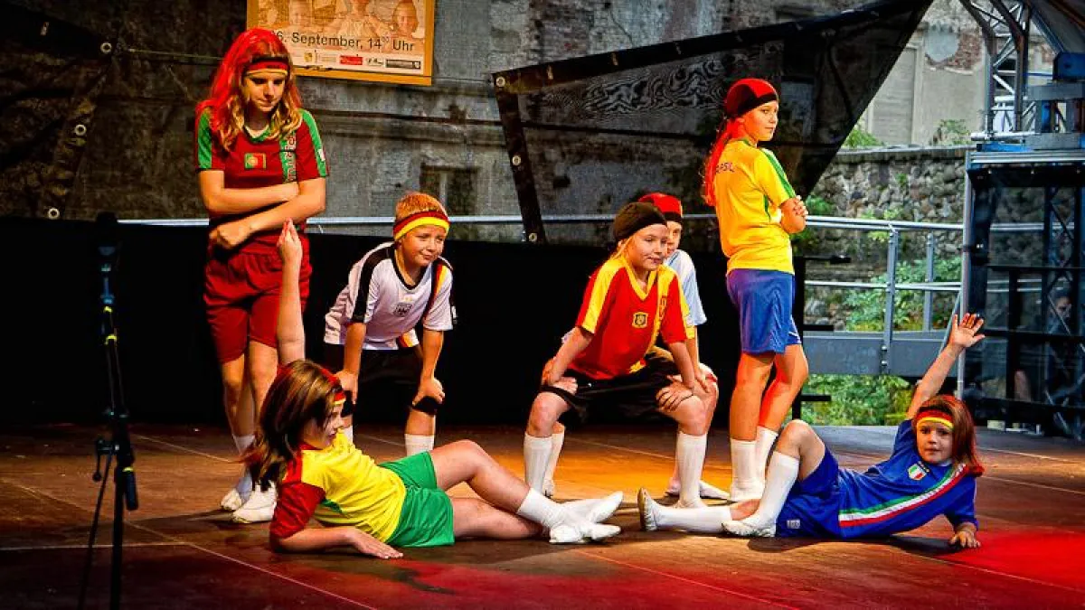Die kleine Gruppe der Tanzschule 