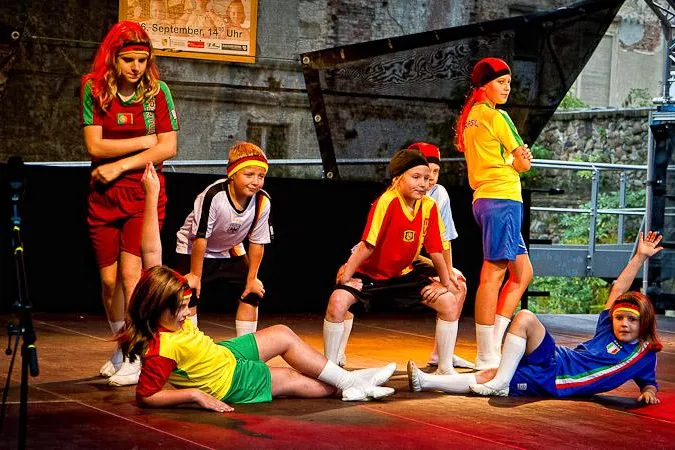 Bild: Internationales Tanzfest an der Kulturfabrik in Fürstenwalde/Spree