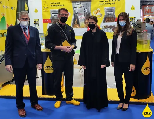 Hoher Besuch am VITO Messestand: Aufschwung im asiatischen Markt dank der weltweit größten Foodmesse Gulfood Bild: Hoher Besuch am VITO Messestand: Aufschwung im asiatischen Markt dank der weltweit größten Foodmesse Gulfood