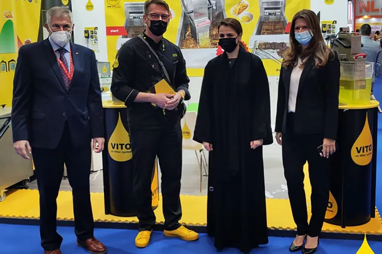 Hoher Besuch am VITO Messestand: Aufschwung im asiatischen Markt dank der weltweit größten Foodmesse Gulfood Bild: Hoher Besuch am VITO Messestand: Aufschwung im asiatischen Markt dank der weltweit größten Foodmesse Gulfood