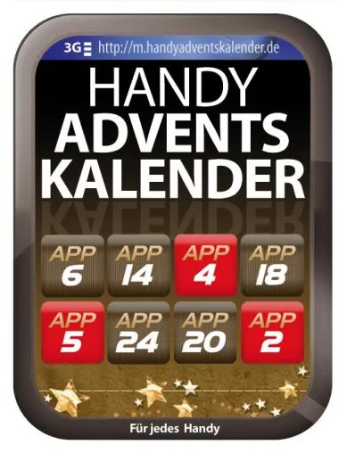 Bild: Handyadventskalender - 24 Weihnachts-Apps für jedes Handy – Ab 1. Dezember