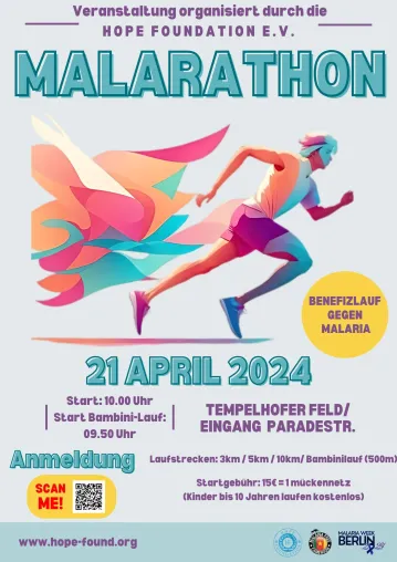 MALARATHON: LAUFEN, UM LEBEN ZU RETTEN Bild: MALARATHON: LAUFEN, UM LEBEN ZU RETTEN
