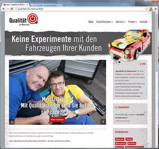 Frischer Wind für Initiative „Qualität ist Mehrwert“ Bild: Frischer Wind für Initiative „Qualität ist Mehrwert“