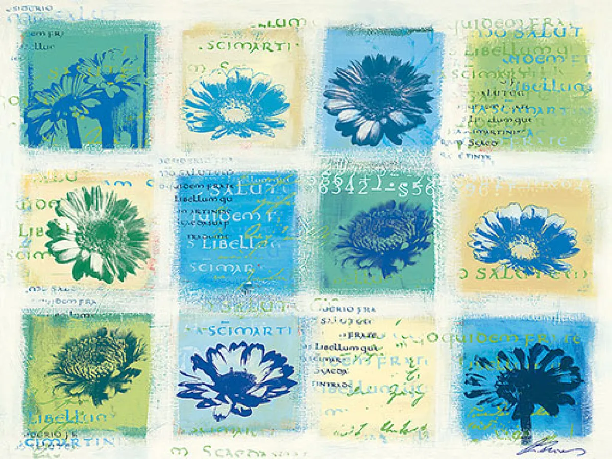 Die Künstlerin Anna Flores schafft mit ihren Bildern im Popart-Style entspannte Atmosphäre