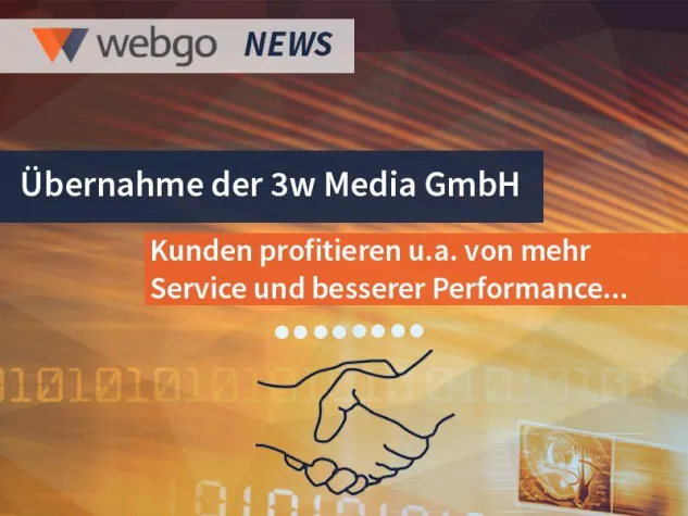 Bild: Hamburger Hostingunternehmen webgo wächst weiter! Übernahme von 3w Media