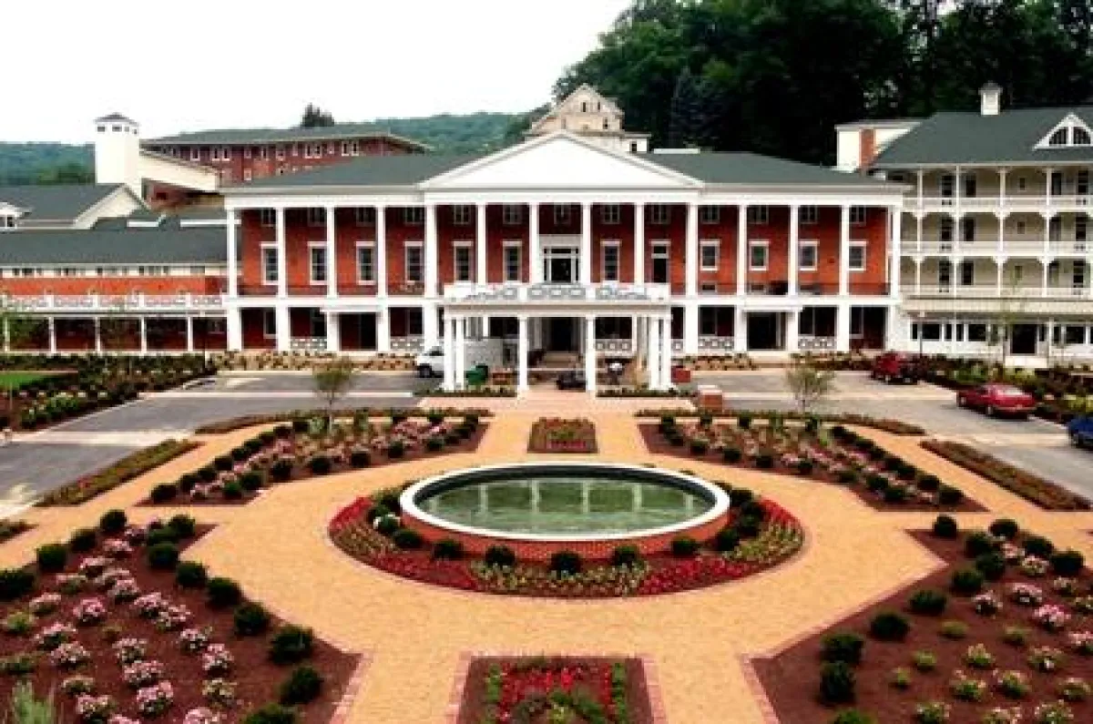Das legendäre Bedford Springs Resort in Pennsylvania nach der Wiederöffnung im Juli 2007